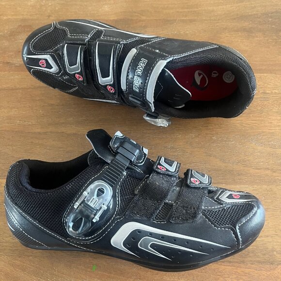Pearl Izumi Cycling Shoes Race RD 5776 Black EU Mens‎ Size 42 US 8.5 - Picture 1 of 11